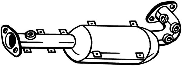 Ruß-/Partikelfilter, Abgasanlage Bosal 095-114 von Bosal