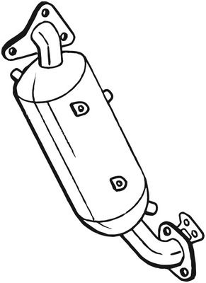 Ruß-/Partikelfilter, Abgasanlage Bosal 095-316 von Bosal