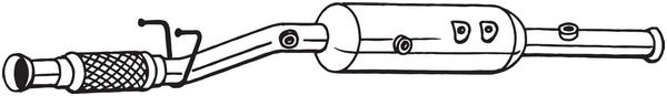 Ruß-/Partikelfilter, Abgasanlage Bosal 095-354 von Bosal