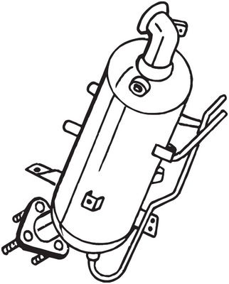 Ruß-/Partikelfilter, Abgasanlage Bosal 095-573 von Bosal