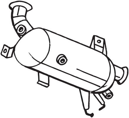 Ruß-/Partikelfilter, Abgasanlage Bosal 095-574 von Bosal