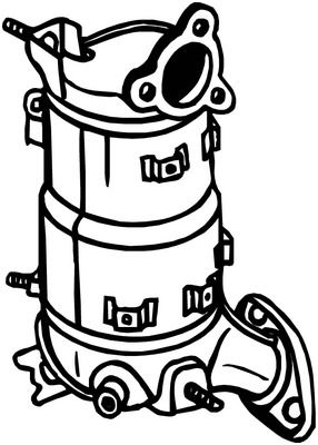 Ruß-/Partikelfilter, Abgasanlage Bosal 097-319 von Bosal