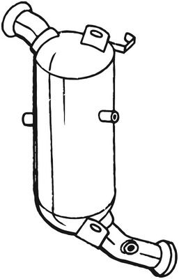 Ruß-/Partikelfilter, Abgasanlage vorne rechts Bosal 095-132 von Bosal