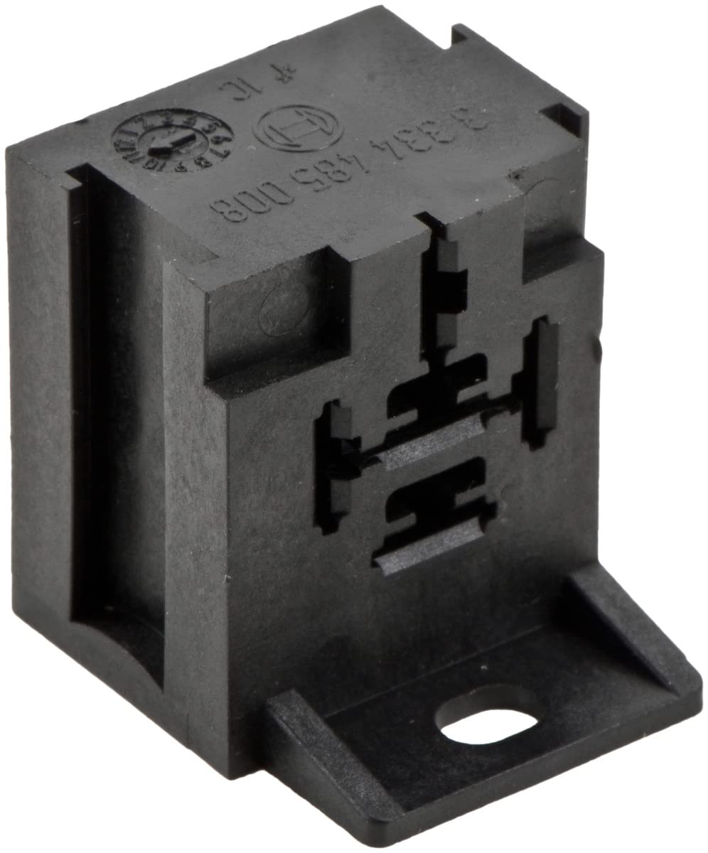 Bosch 3334485008 Relais Stecksockel für Mini-Relais 12V, Wechselrelais mit Lasche von Bosch