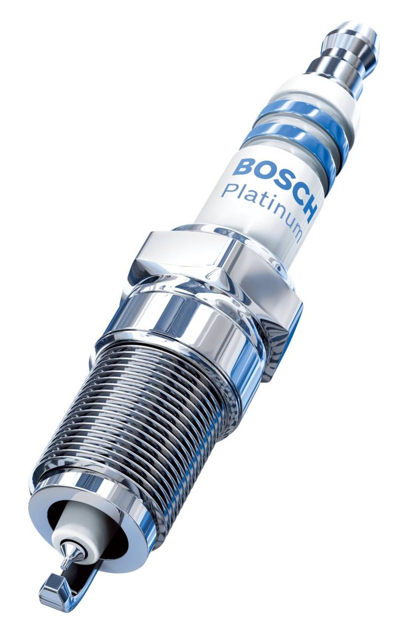 Bosch 6703 OE Zündkerze mit feinem Draht, Platin, 4 Stück von Bosch