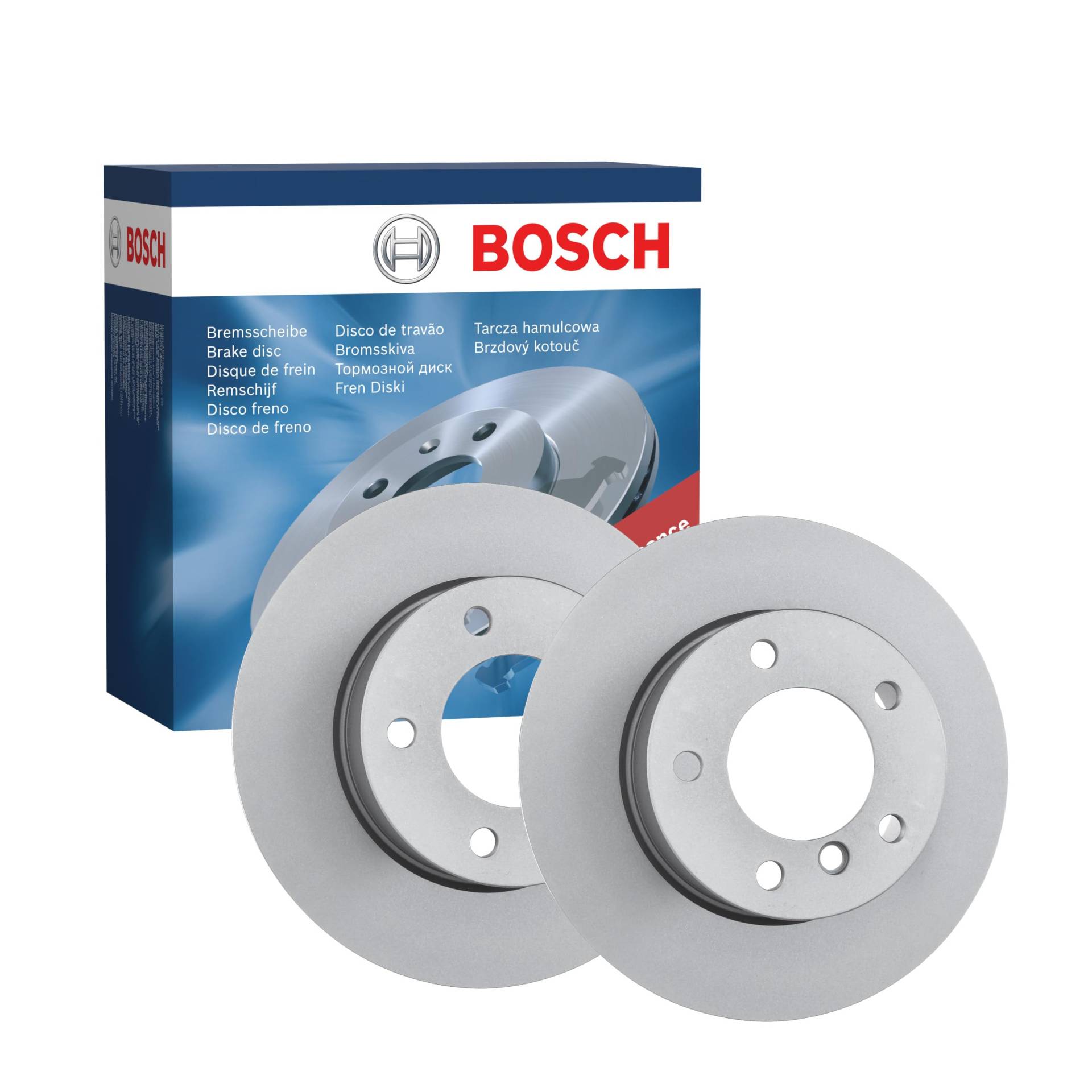 Bosch BD1081 Bremsscheiben - ECE-R90 Zertifizierung - zwei Bremsscheiben pro Set von Bosch