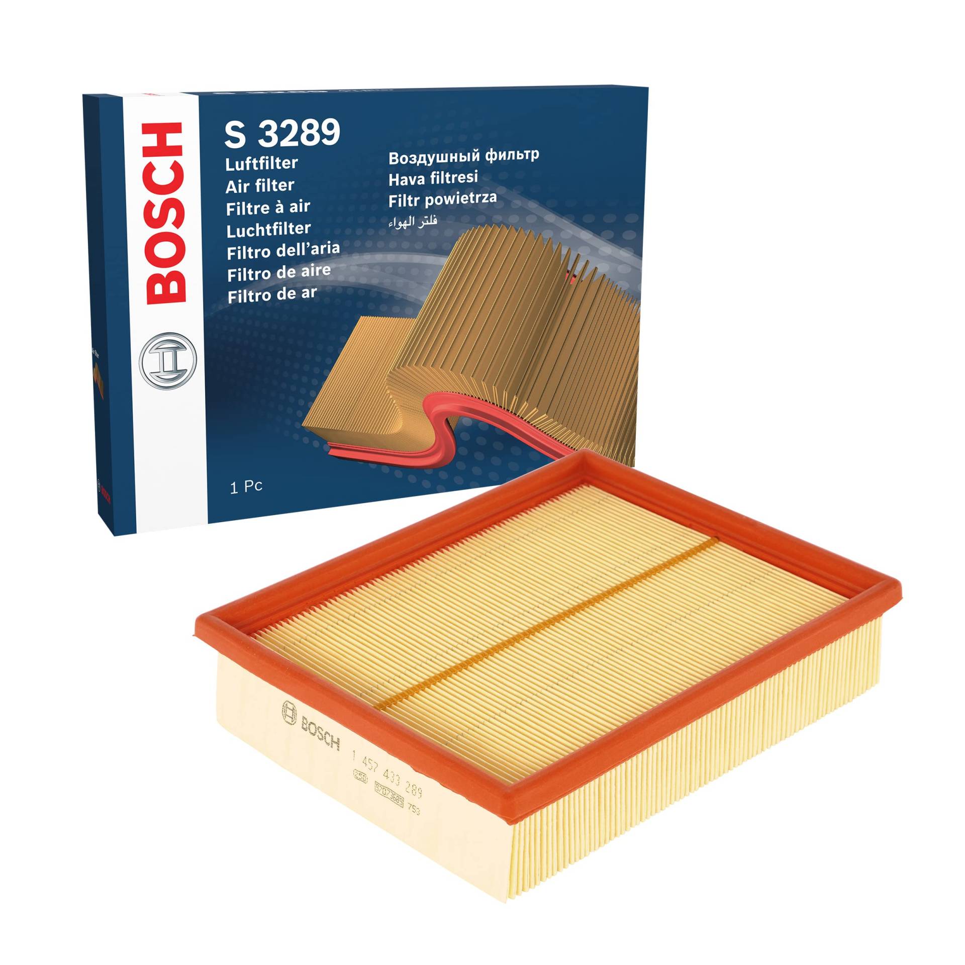 Bosch Automotive S3289 - Luftfilter Auto von Bosch Automotive