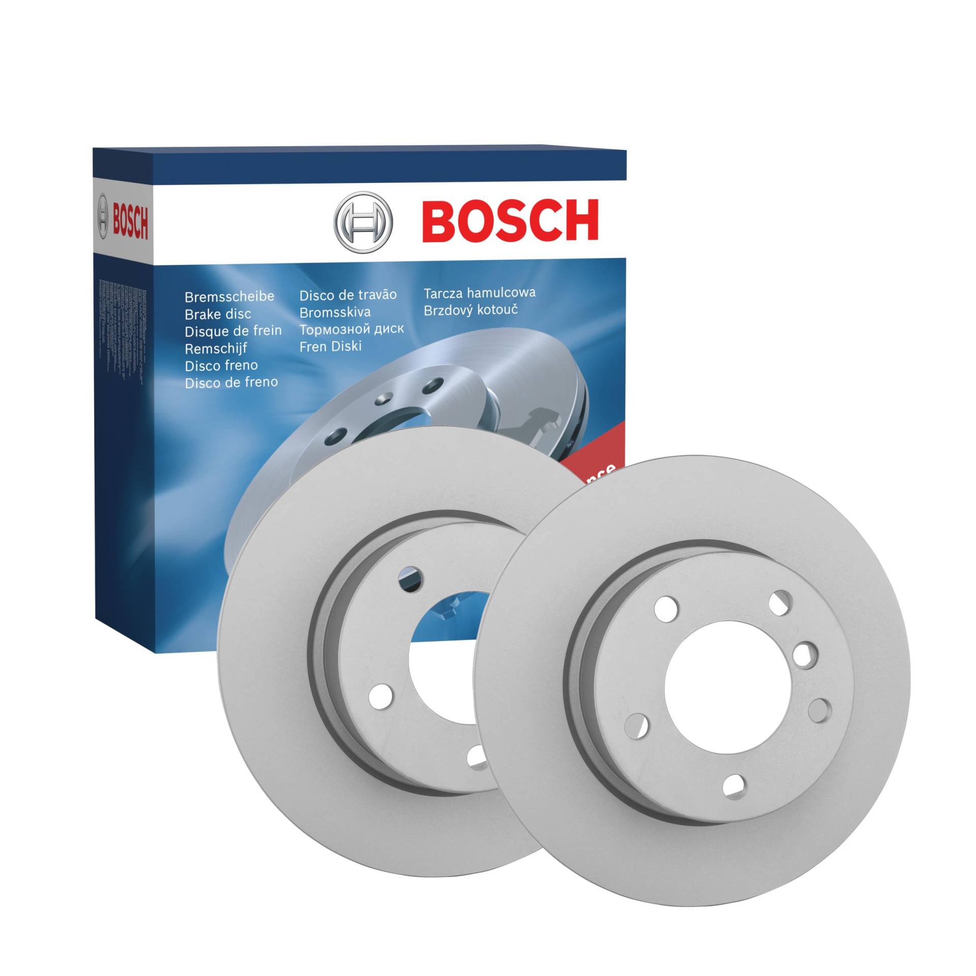 Bosch BD1082 Bremsscheiben - Vorderachse - ECE-R90 Zertifizierung - zwei Bremsscheiben pro Set von Bosch