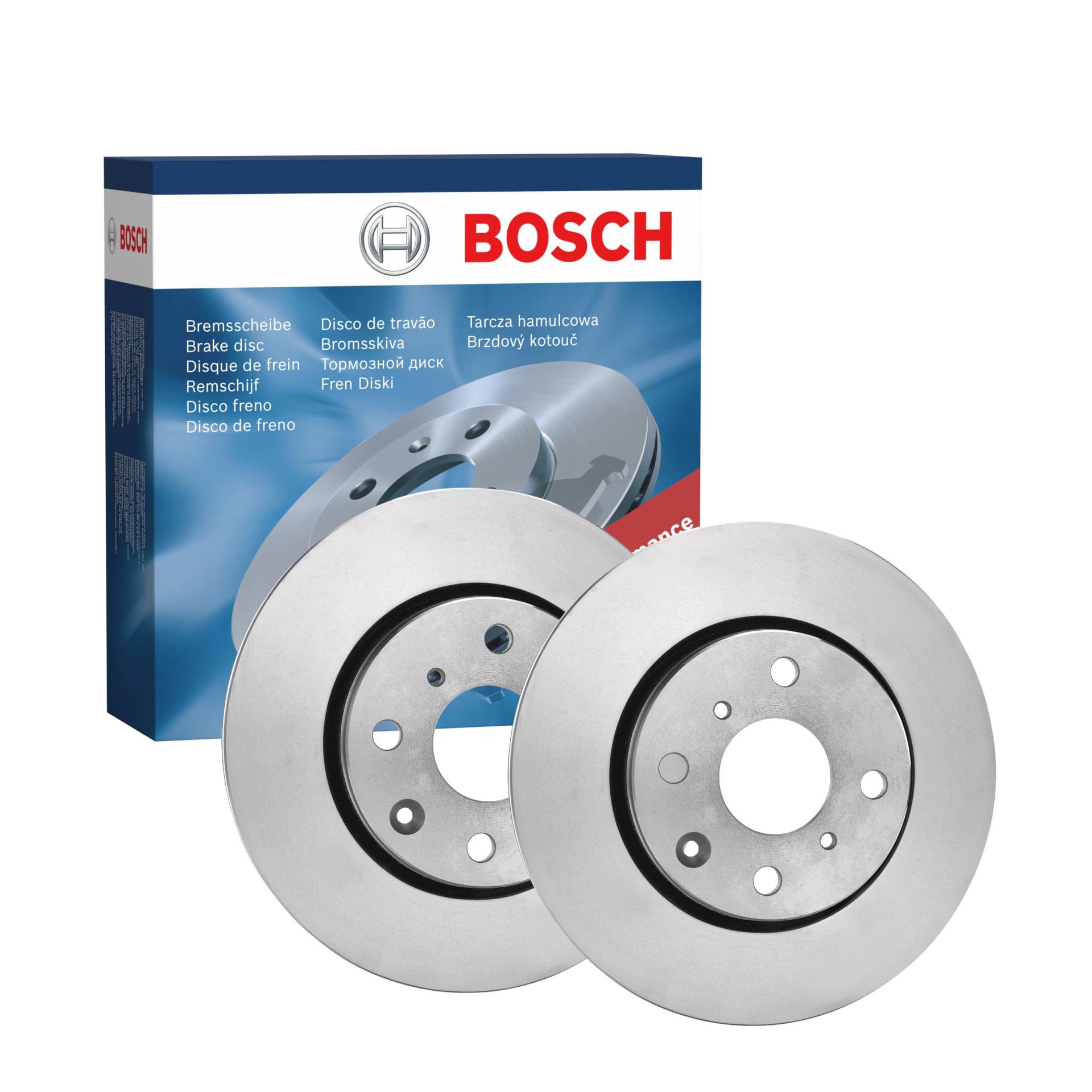 Bosch BD1105 Bremsscheiben - Vorderachse - ECE-R90 Zertifizierung - zwei Bremsscheiben pro Set von Bosch