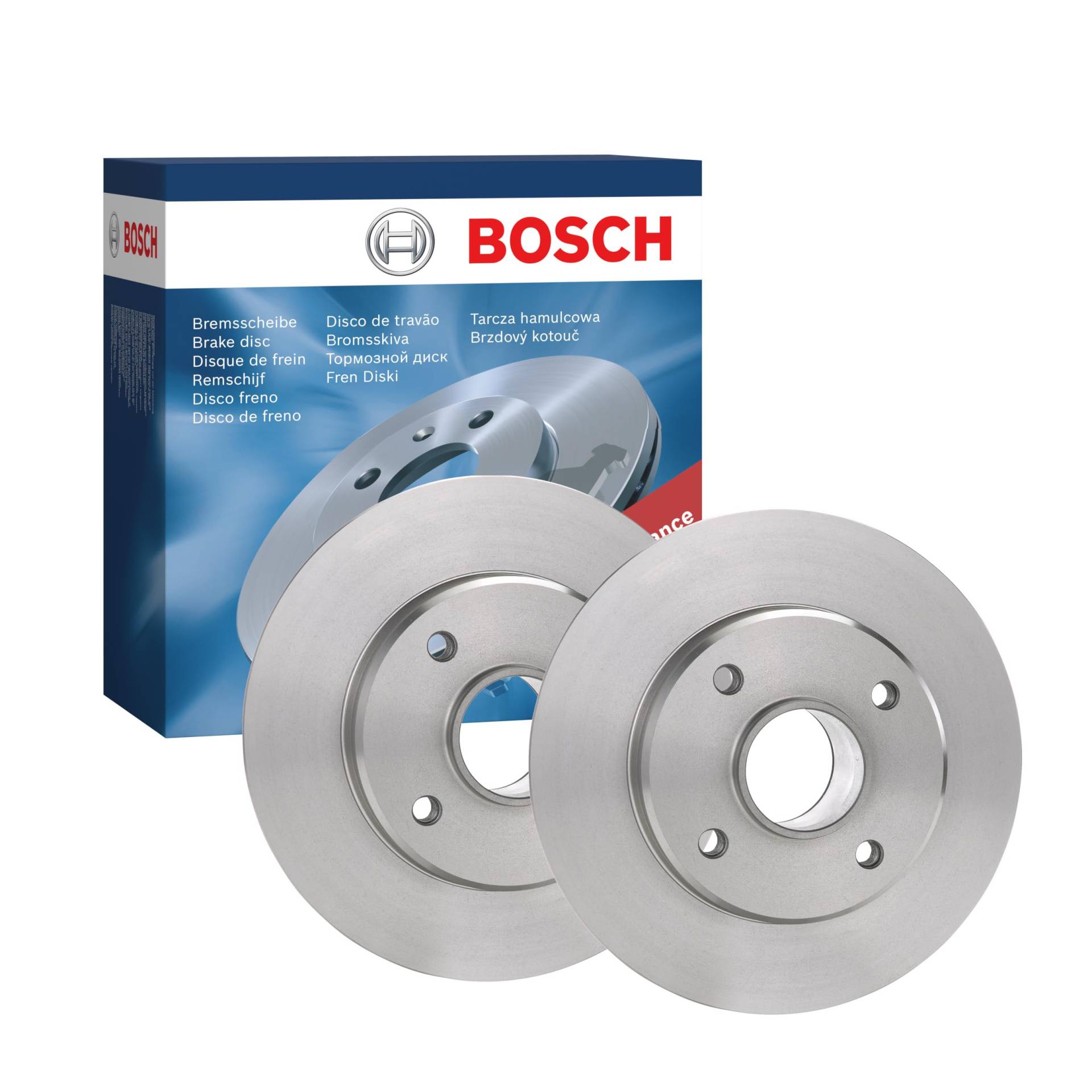 Bosch BD1133 Bremsscheiben - ECE-R90 Zertifizierung - zwei Bremsscheiben pro Set von Bosch