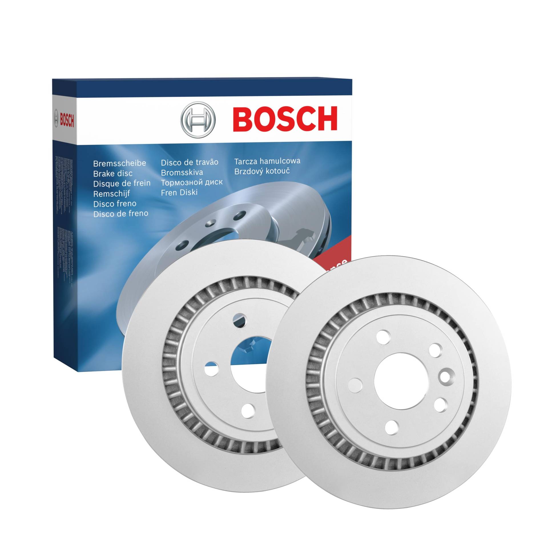 Bosch BD1545 Bremsscheiben - Hinterachse - ECE-R90 Zertifizierung - zwei Bremsscheiben pro Set von Bosch Automotive