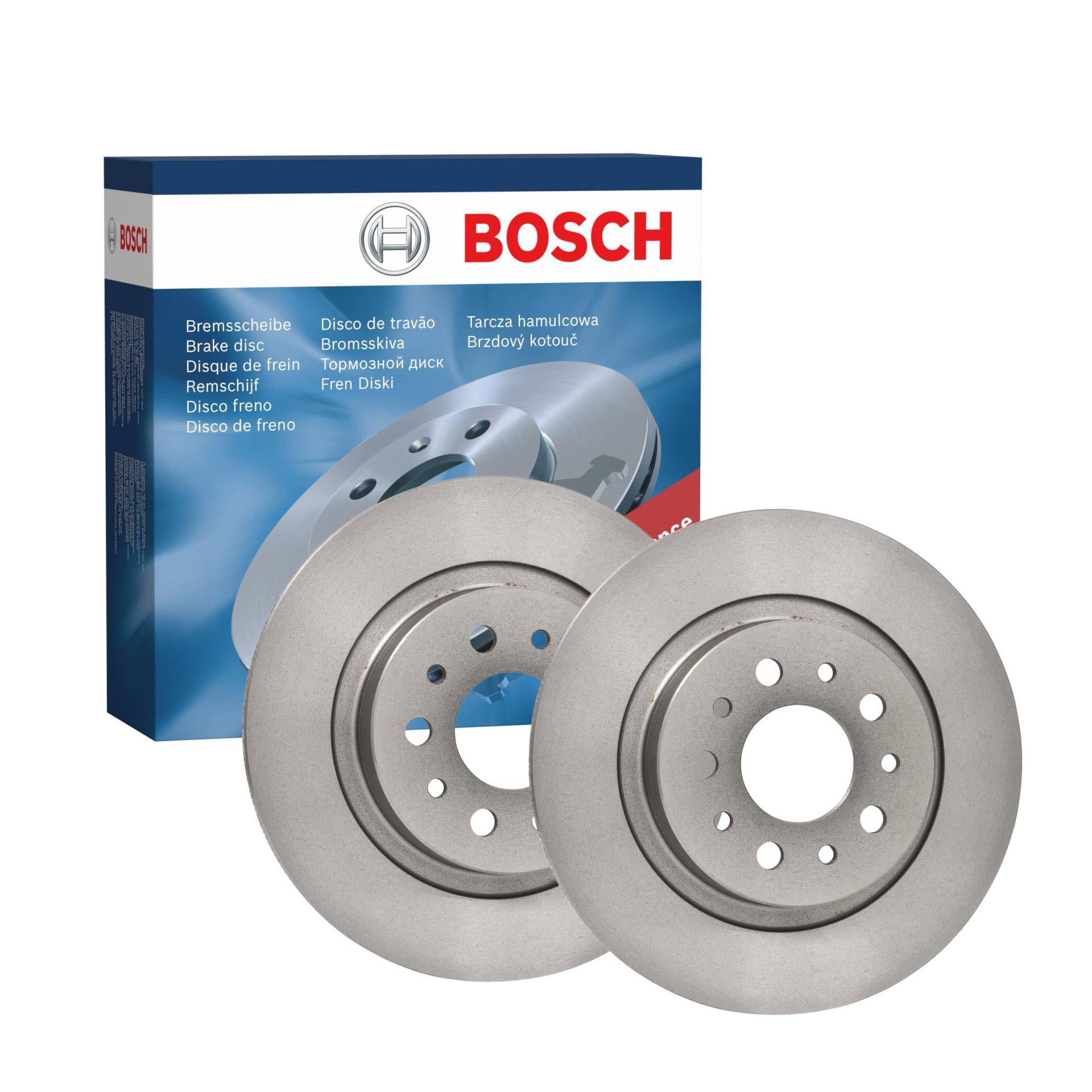 Bosch BD2419 Bremsscheiben - Hinterachse - ECE-R90 Zertifizierung - zwei Bremsscheiben pro Set von Bosch