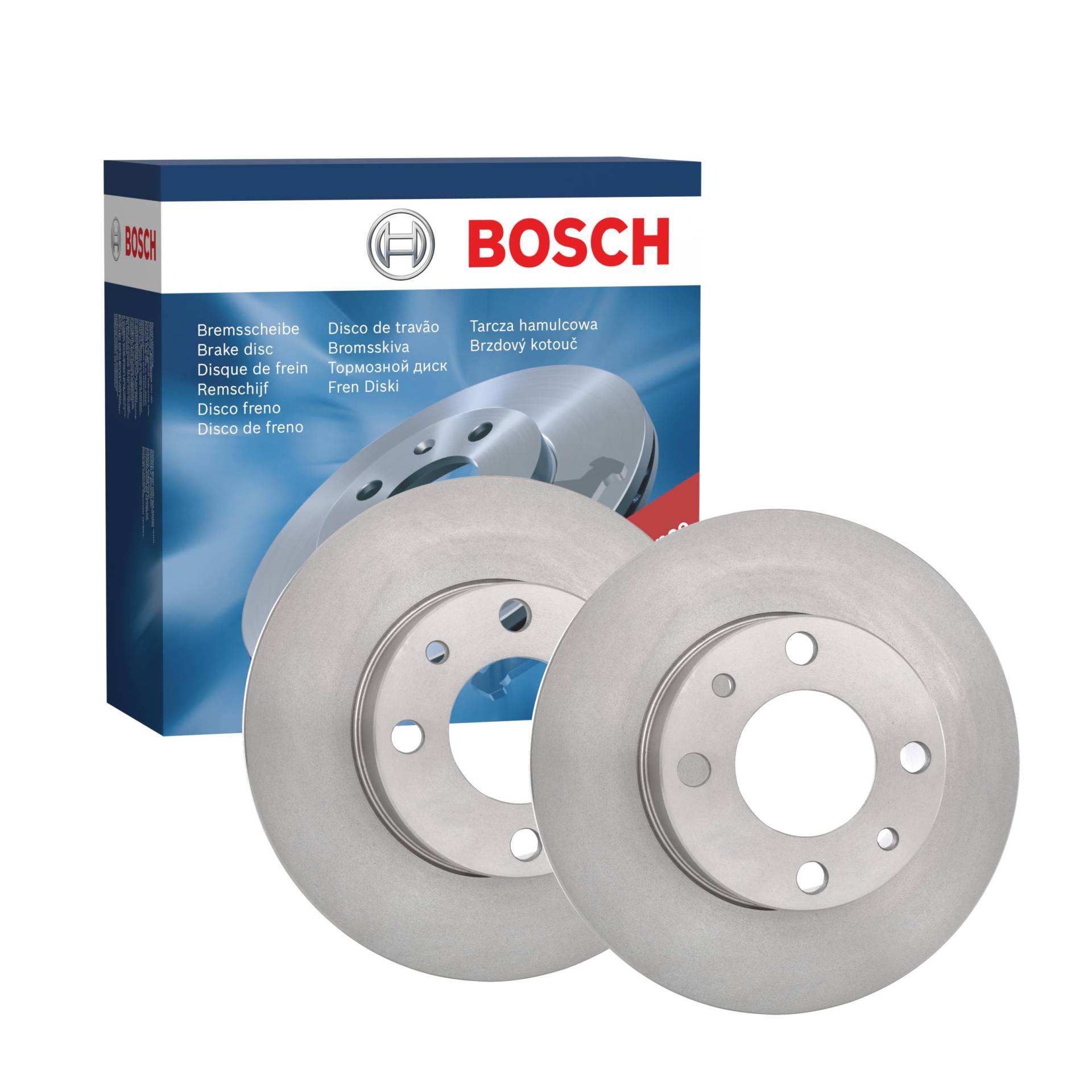 Bosch BD57 Bremsscheiben - Hinterachse - ECE-R90 Zertifizierung - zwei Bremsscheiben pro Set von Bosch