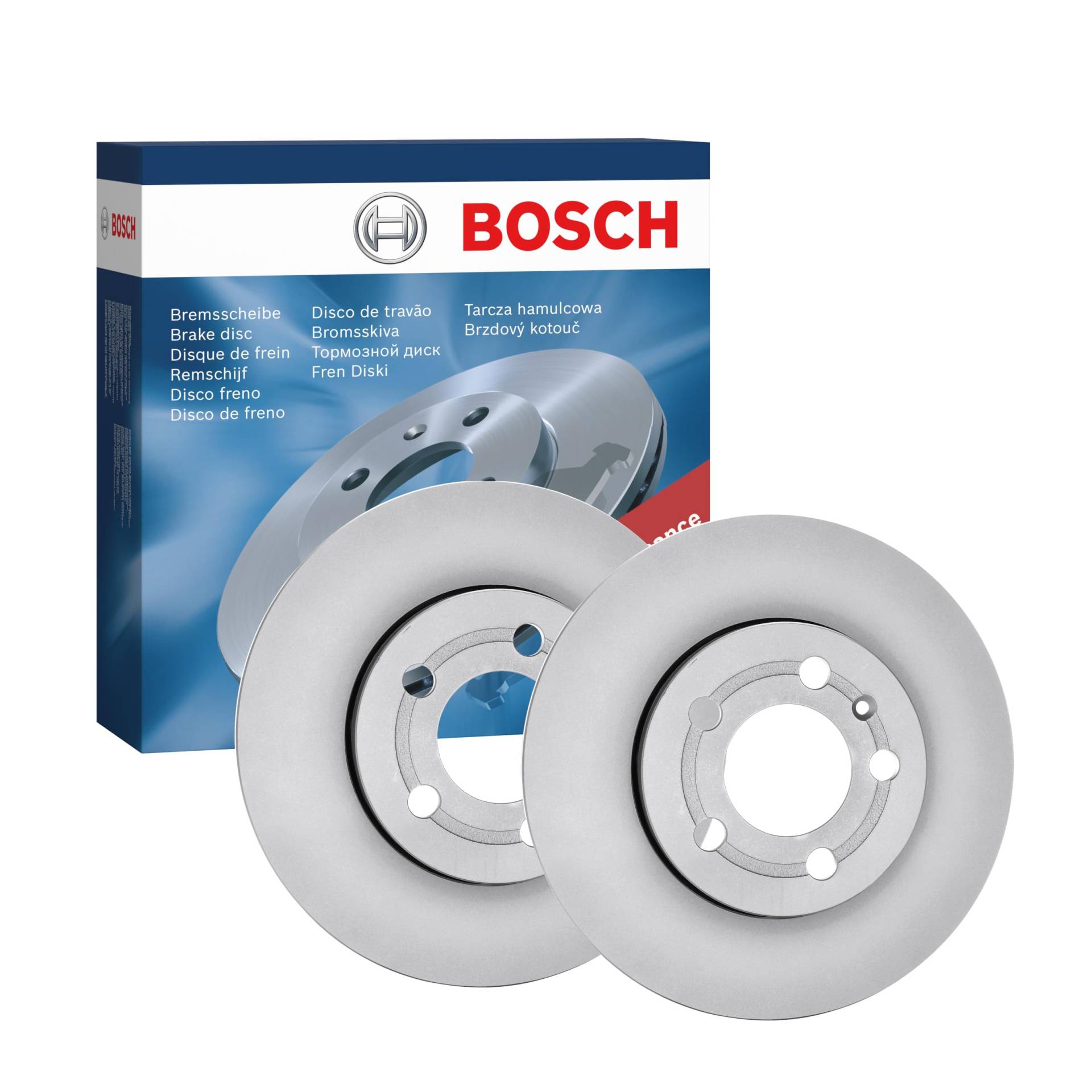 Bosch BD753 Bremsscheiben - Vorderachse - ECE-R90 Zertifizierung - zwei Bremsscheiben pro Set von Bosch