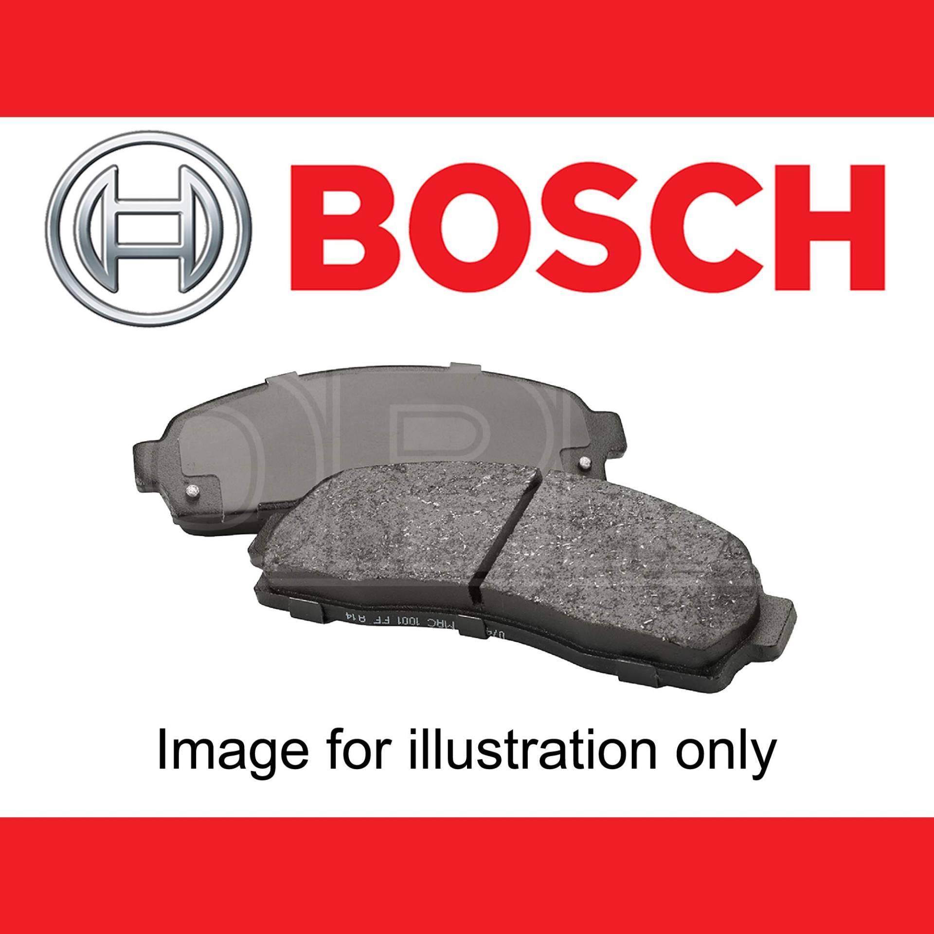 Bosch BP037 Bremsbeläge - Vorderachse - ECE-R90 Zertifizierung - vier Bremsbeläge pro Set von Bosch Automotive