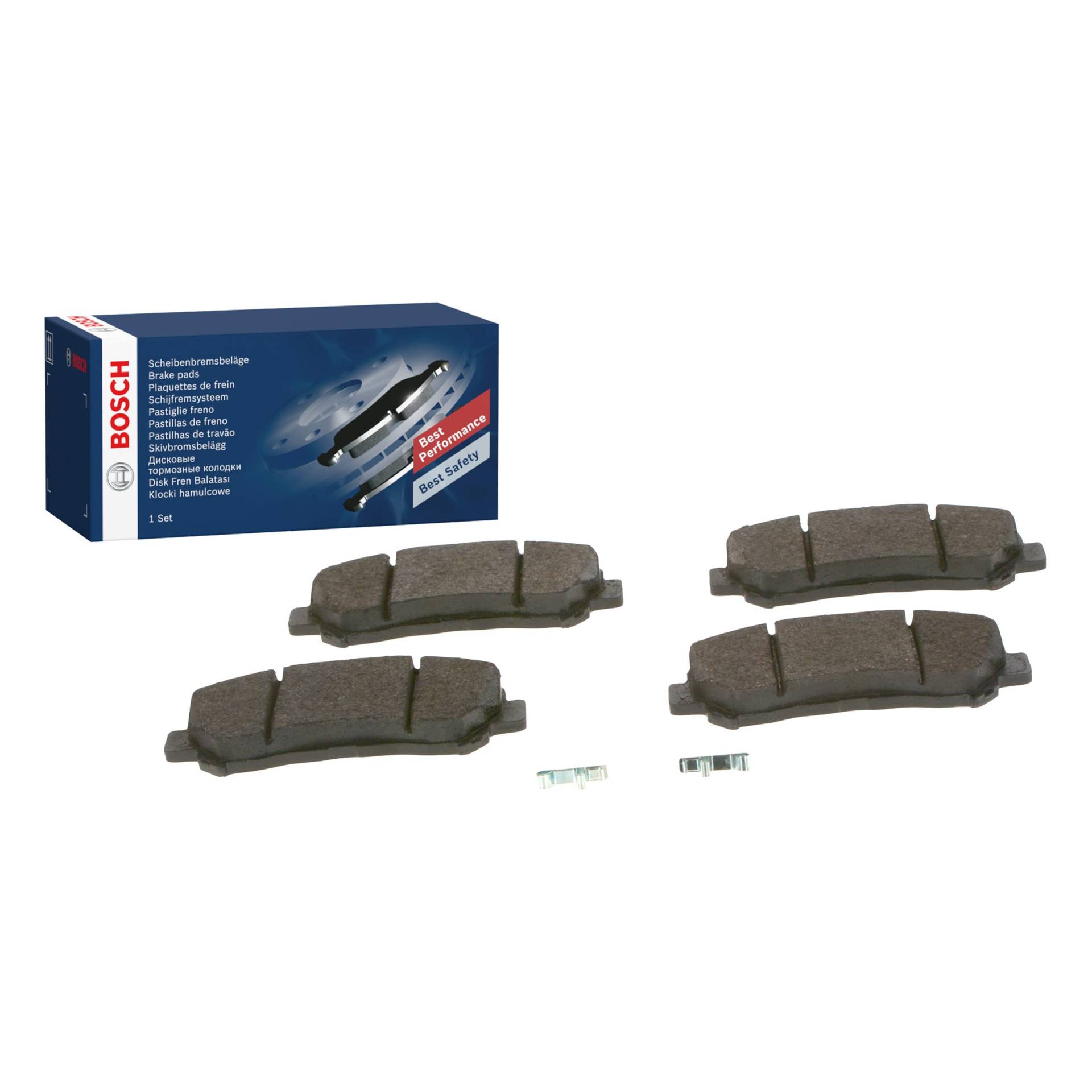 Bosch BP1420 Bremsbeläge - Vorderachse - ECE-R90 Zertifizierung - vier Bremsbeläge pro Set von Bosch