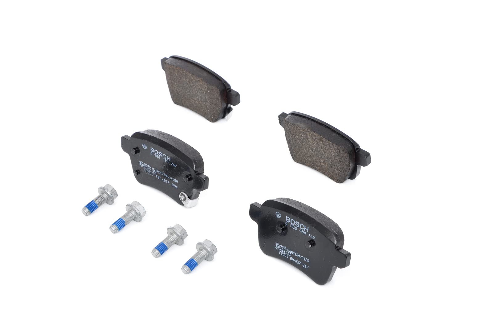 Bosch BP1762 Bremsbeläge - Hinterachse - ECE-R90 Zertifizierung - vier Bremsbeläge pro Set von Bosch Automotive