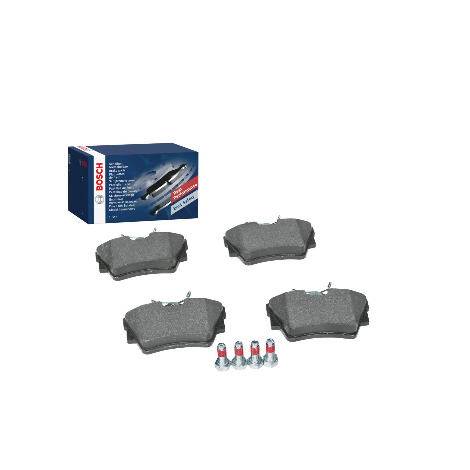 Bosch BP378 Bremsbeläge - Hinterachse - ECE-R90 Zertifizierung - vier Bremsbeläge pro Set von Bosch