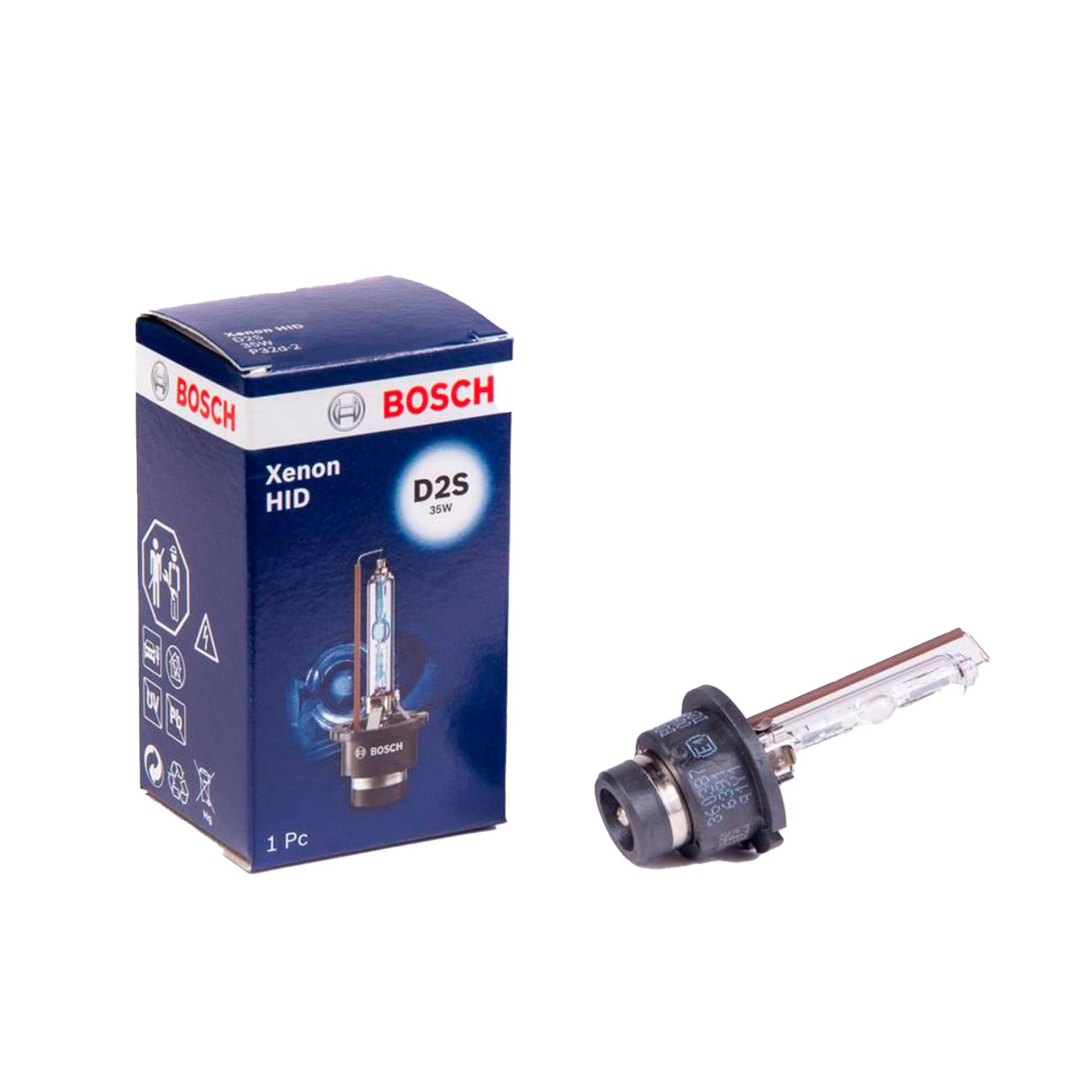 Bosch D2S Xenon HID Lampe - 35 W P32d-2 - 1 Stück, Schwarz von Bosch Automotive