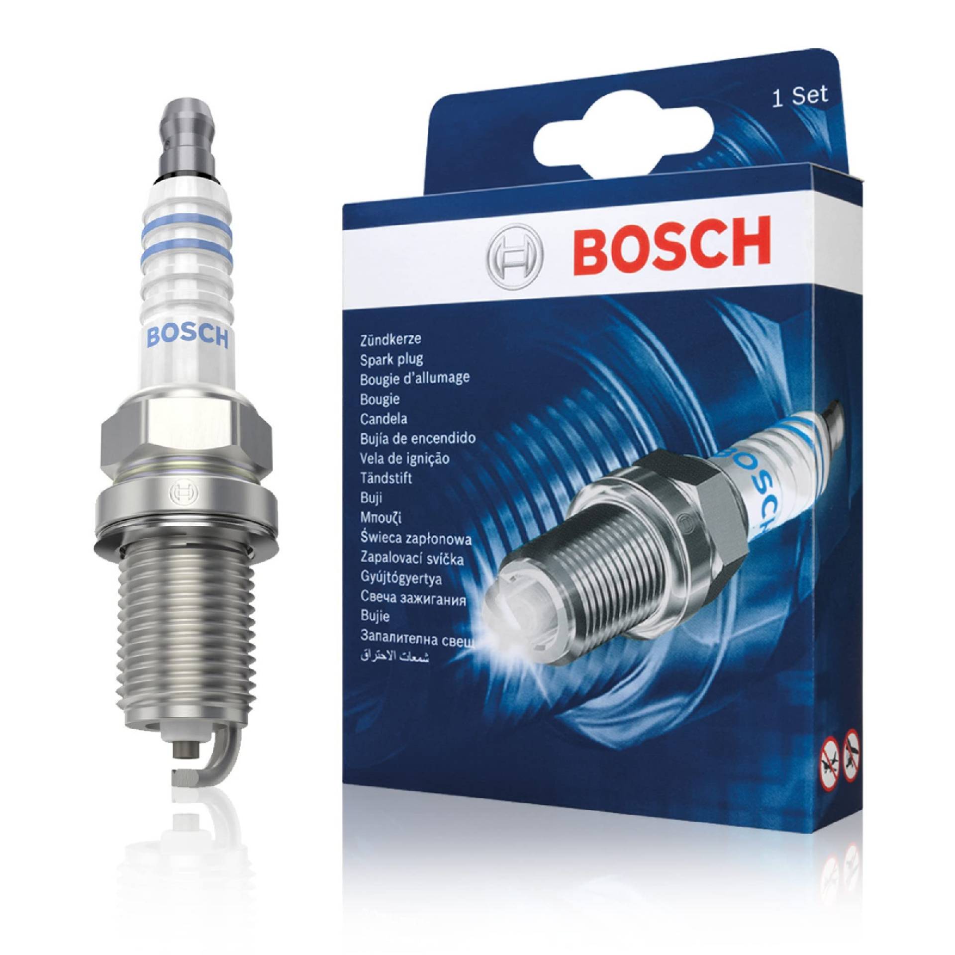 Bosch Automotive FR7DCX (+11) - Nickel Zündkerzen - 4er Set von Bosch