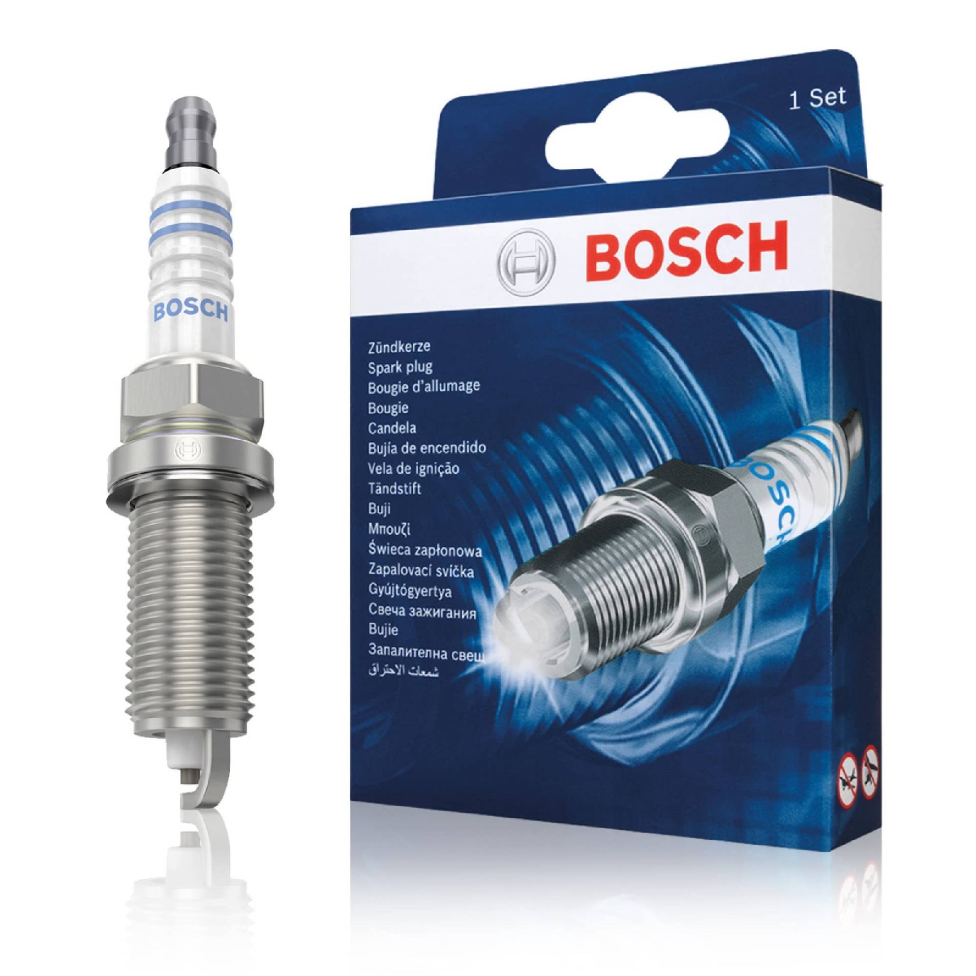 Bosch Automotive FR8SC (+42) - Nickel Zündkerzen - 4er Set von Bosch