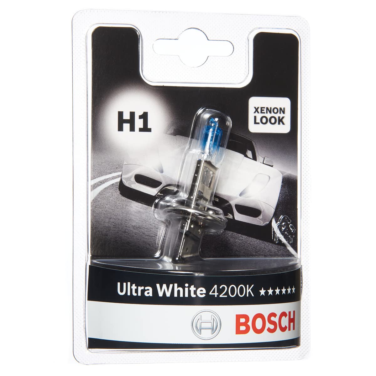 Bosch H1 Ultra White Fahrzeuglampe 12V 55W P14,5s (1 Stück) von Bosch