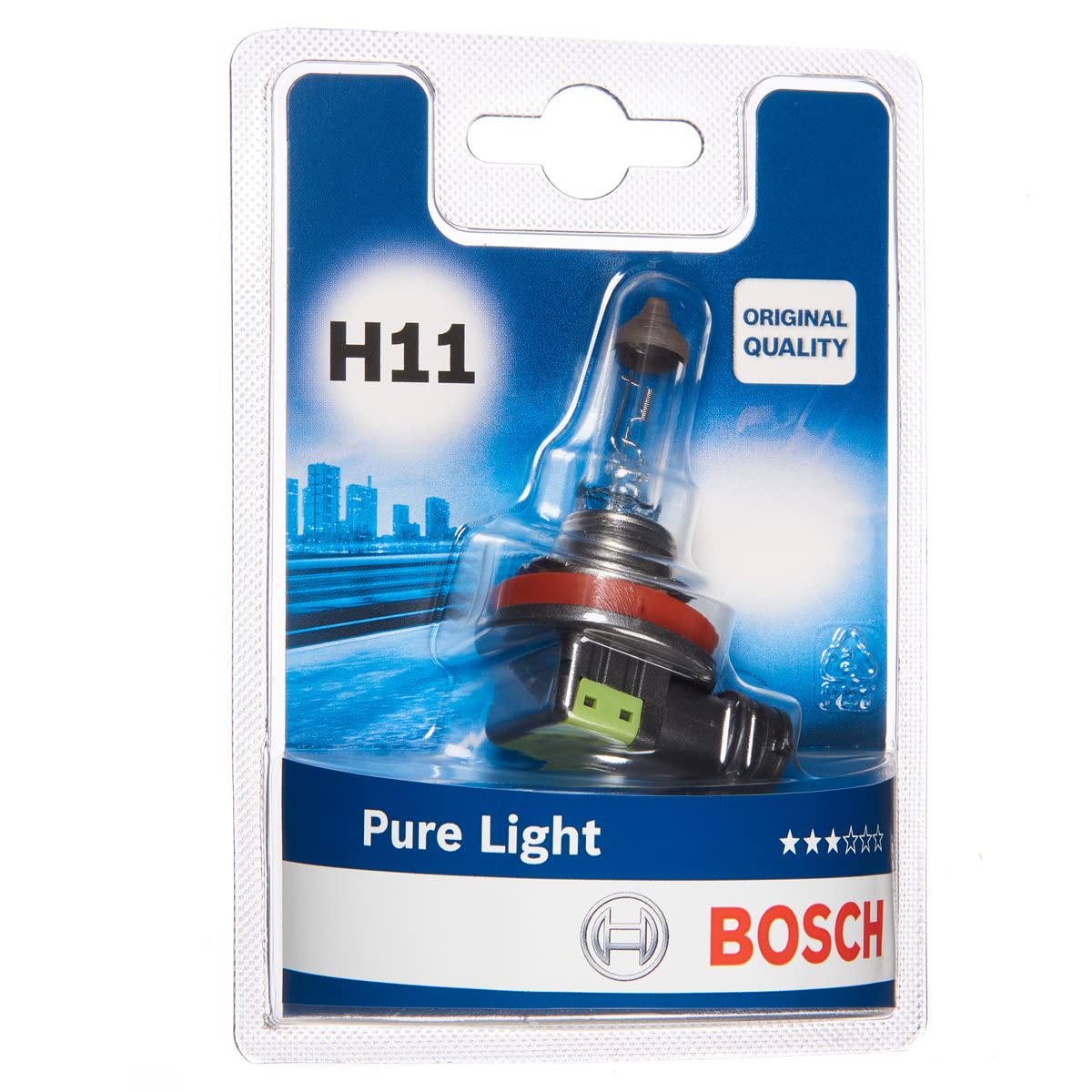 Bosch H11 Lampe Pure Light 12V 55W PGJ19-2 (1 Stück) von Bosch