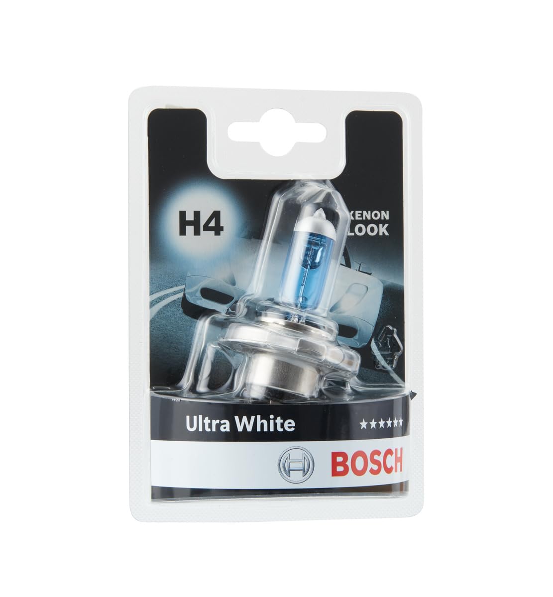 Bosch H4 Ultra White Lampe - 12 V 60/55 W P43t - 1 Stück von Bosch Automotive