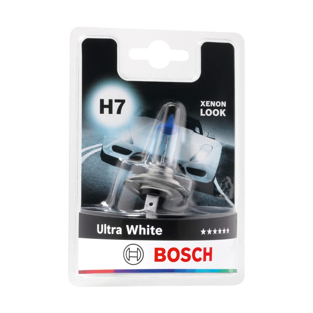 Bosch H7 Ultra White Lampe - 12 V 55 W PX26d - 1 Stück von Bosch