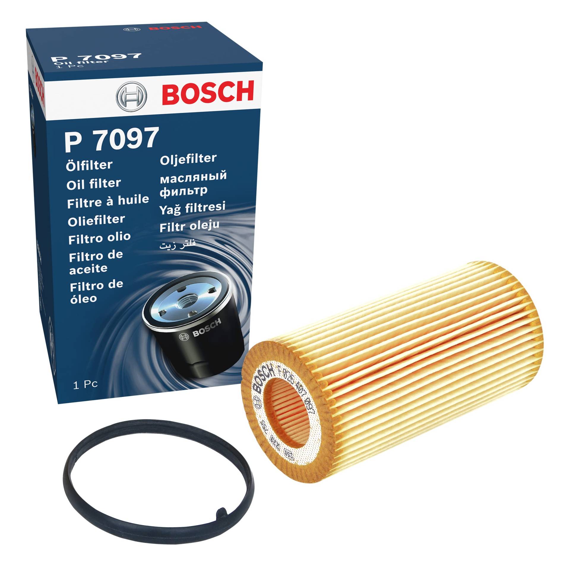 Bosch Automotive P7097 - Ölfilter Auto von Bosch Automotive