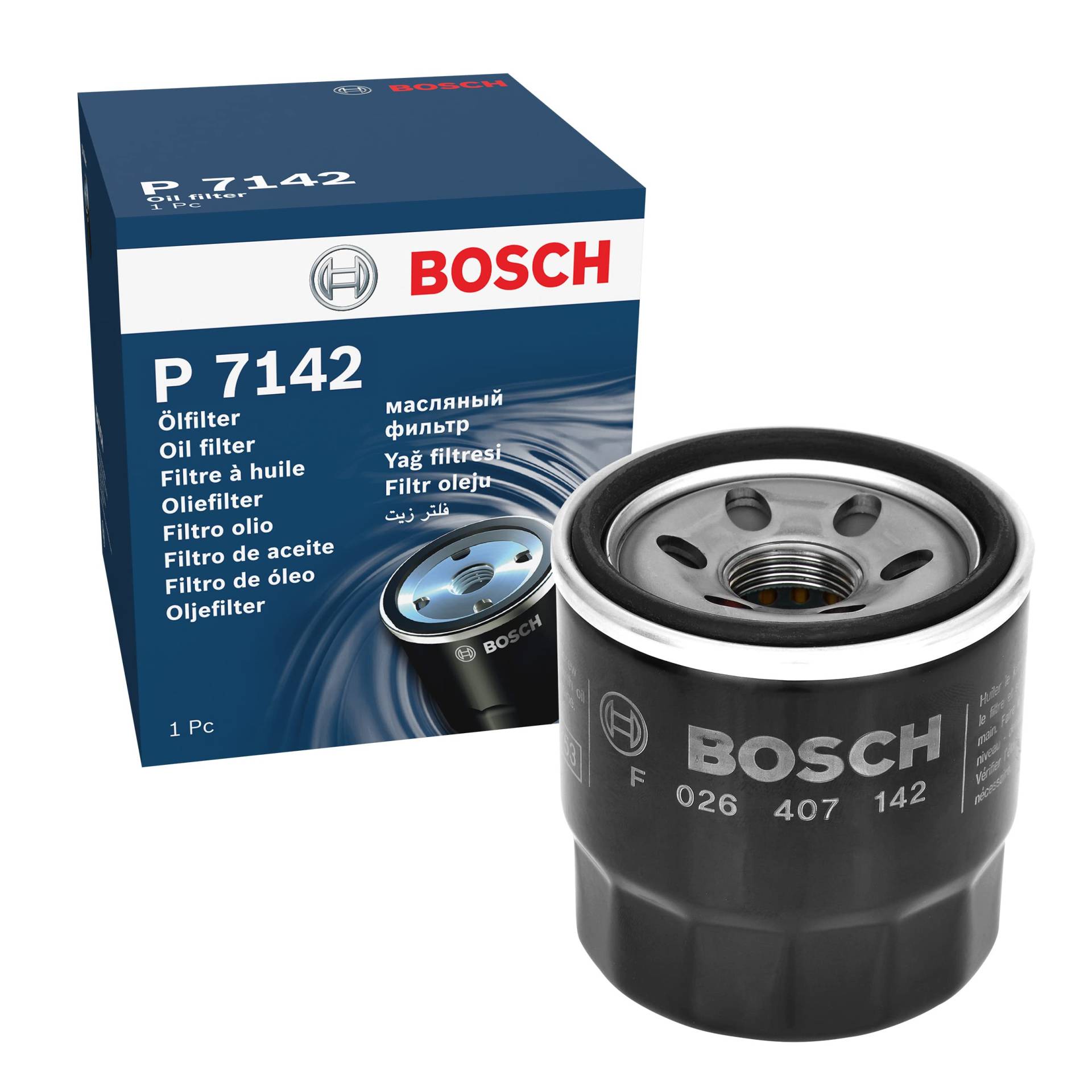 Bosch Automotive P7142 - Ölfilter Auto von Bosch Automotive