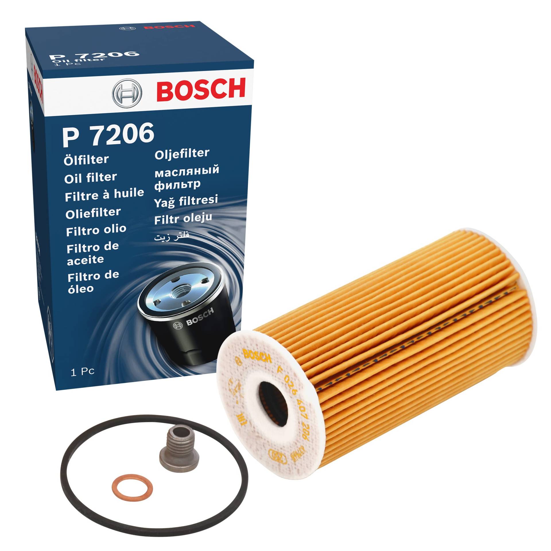 Bosch Automotive P7206 - Ölfilter Auto von Bosch