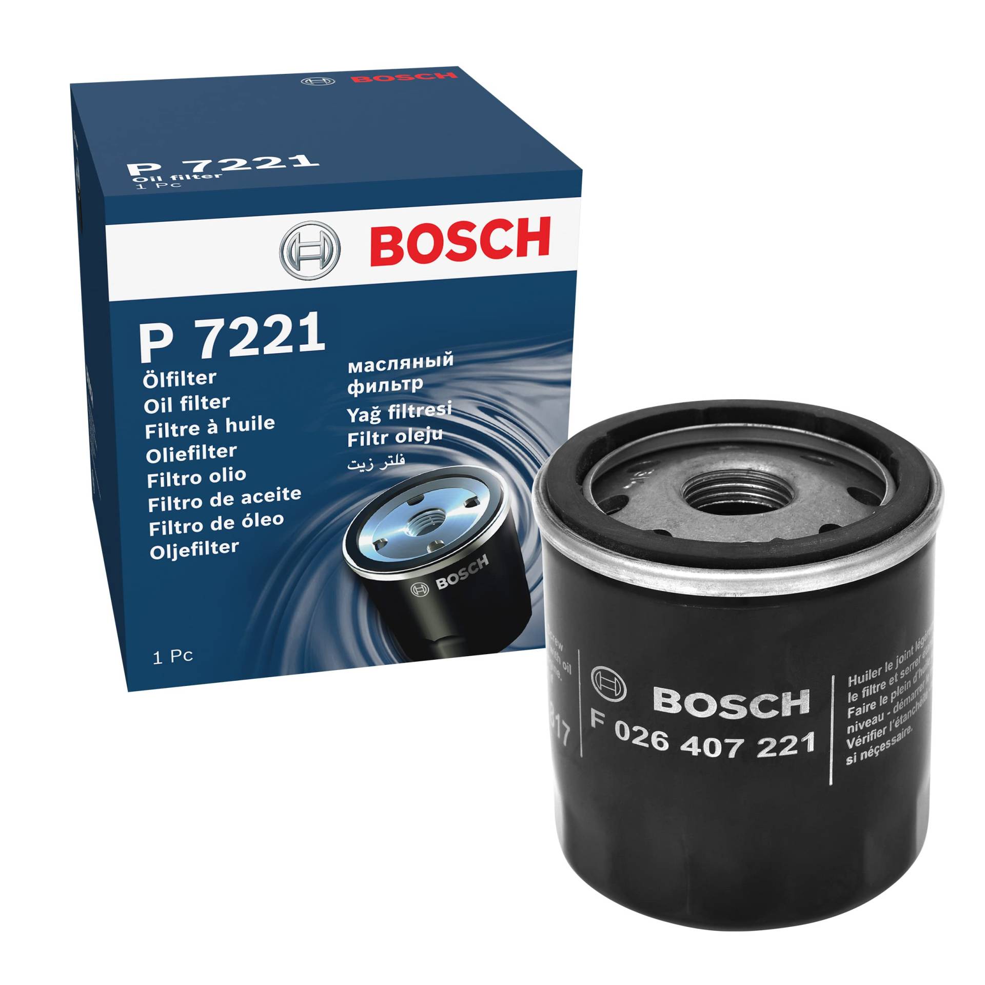 Bosch Automotive P7221 - Ölfilter Auto von Bosch