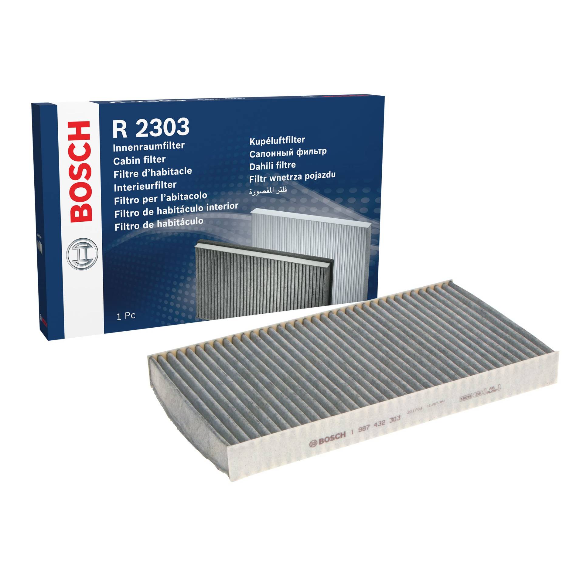 Bosch Automotive R2303 - Innenraumfilter mit Aktivkohle von Bosch