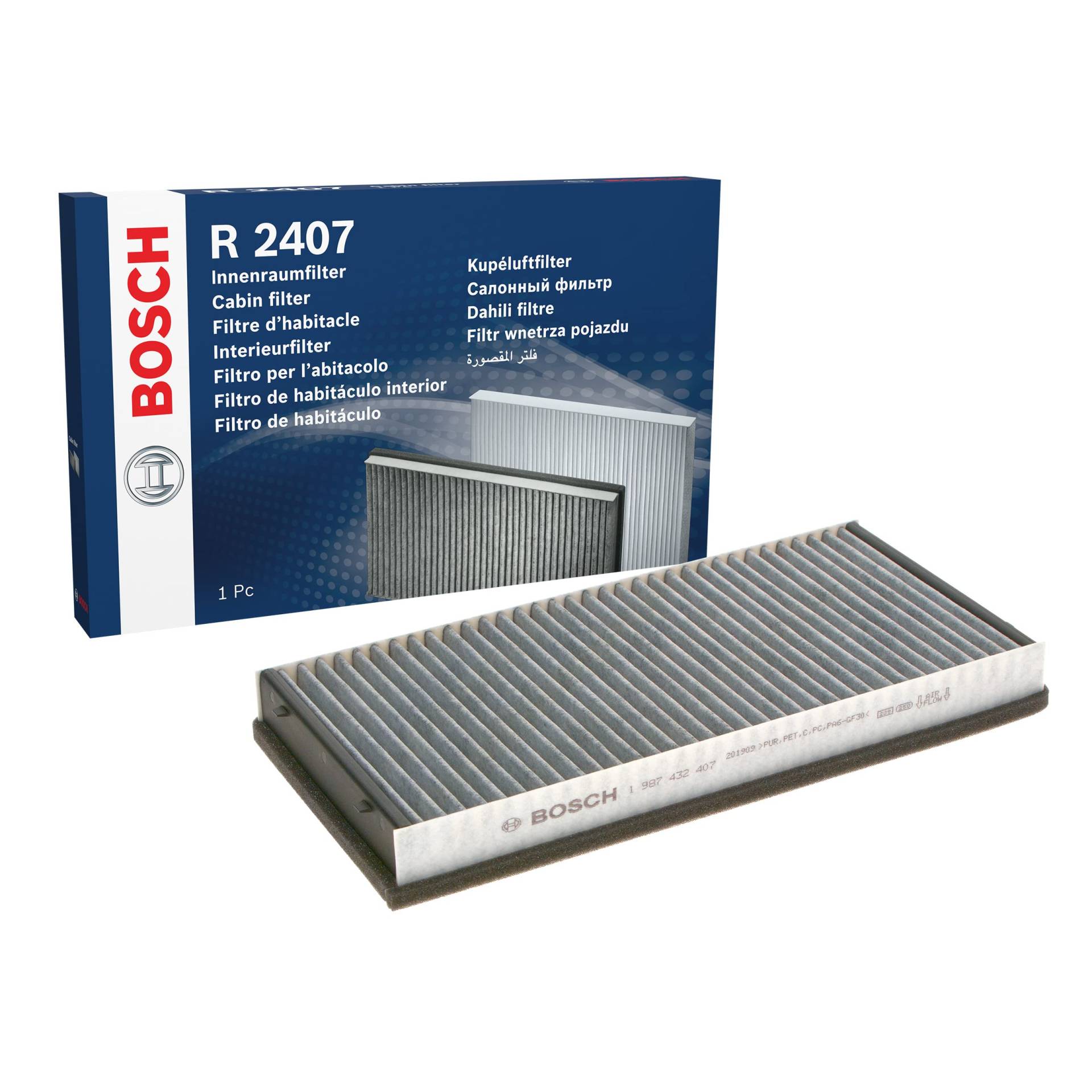 Bosch Automotive R2407 - Innenraumfilter mit Aktivkohle von Bosch Automotive