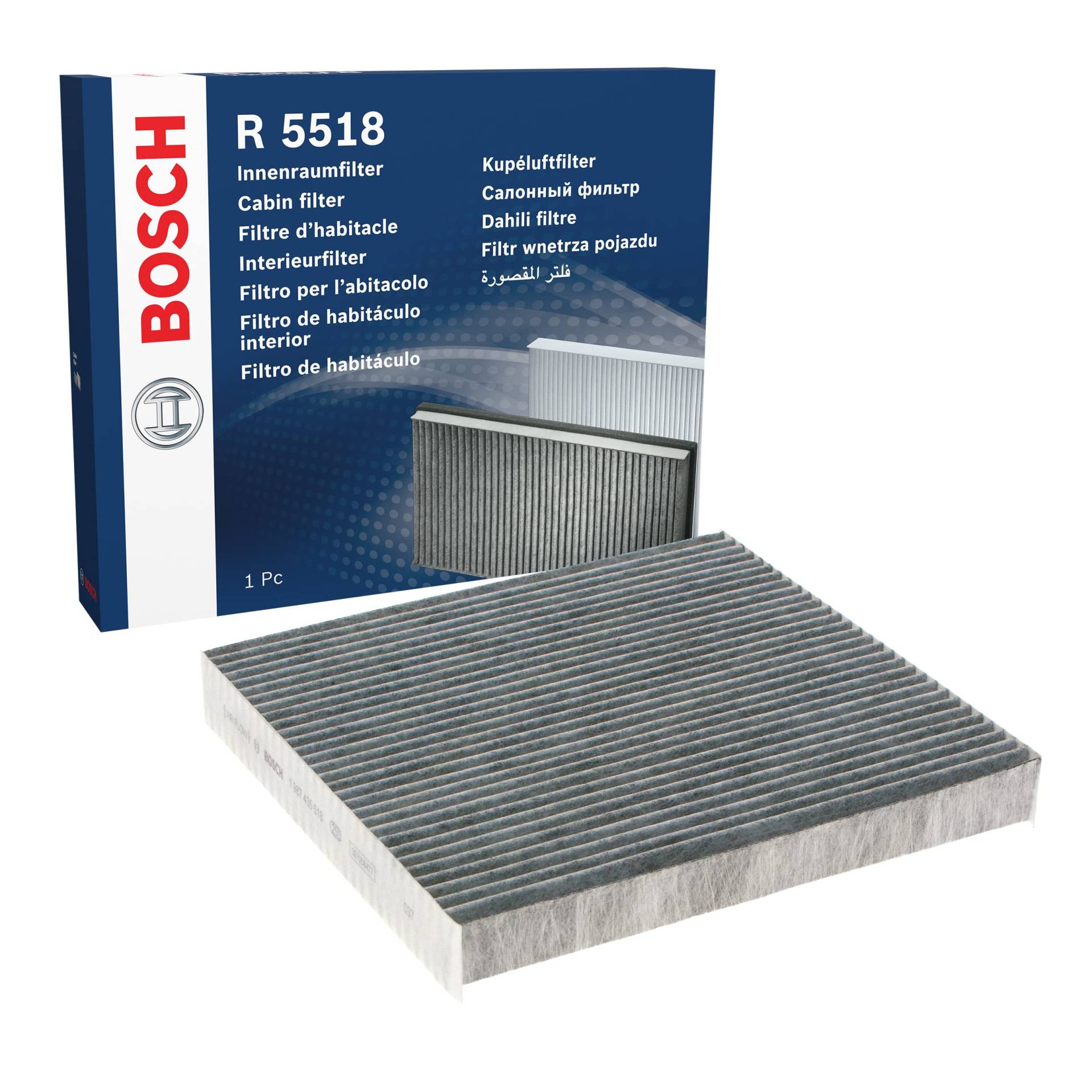 Bosch R5518 - Innenraumfilter mit Aktivkohle von Bosch Automotive