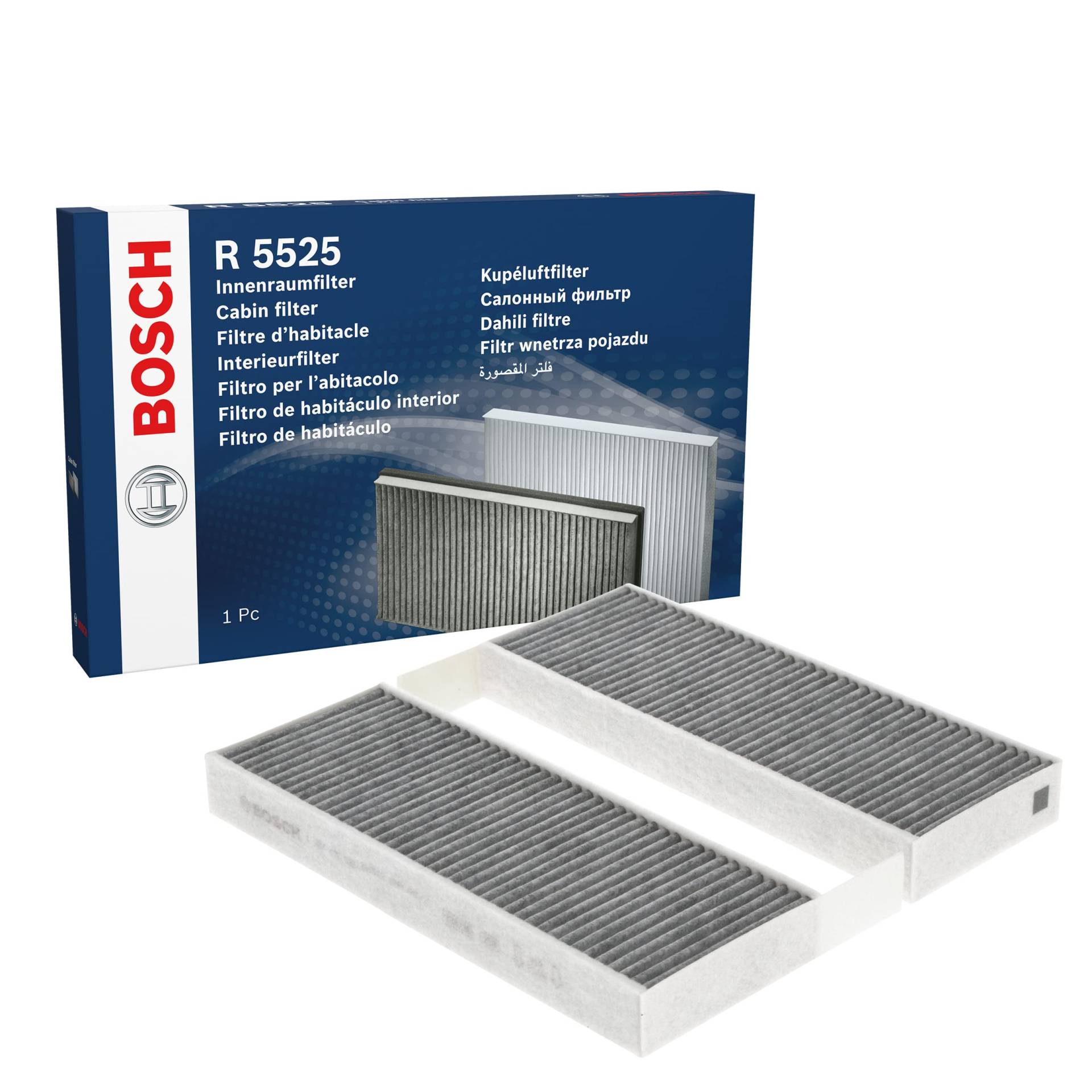 Bosch R5525 - Innenraumfilter mit Aktivkohle von Bosch Automotive