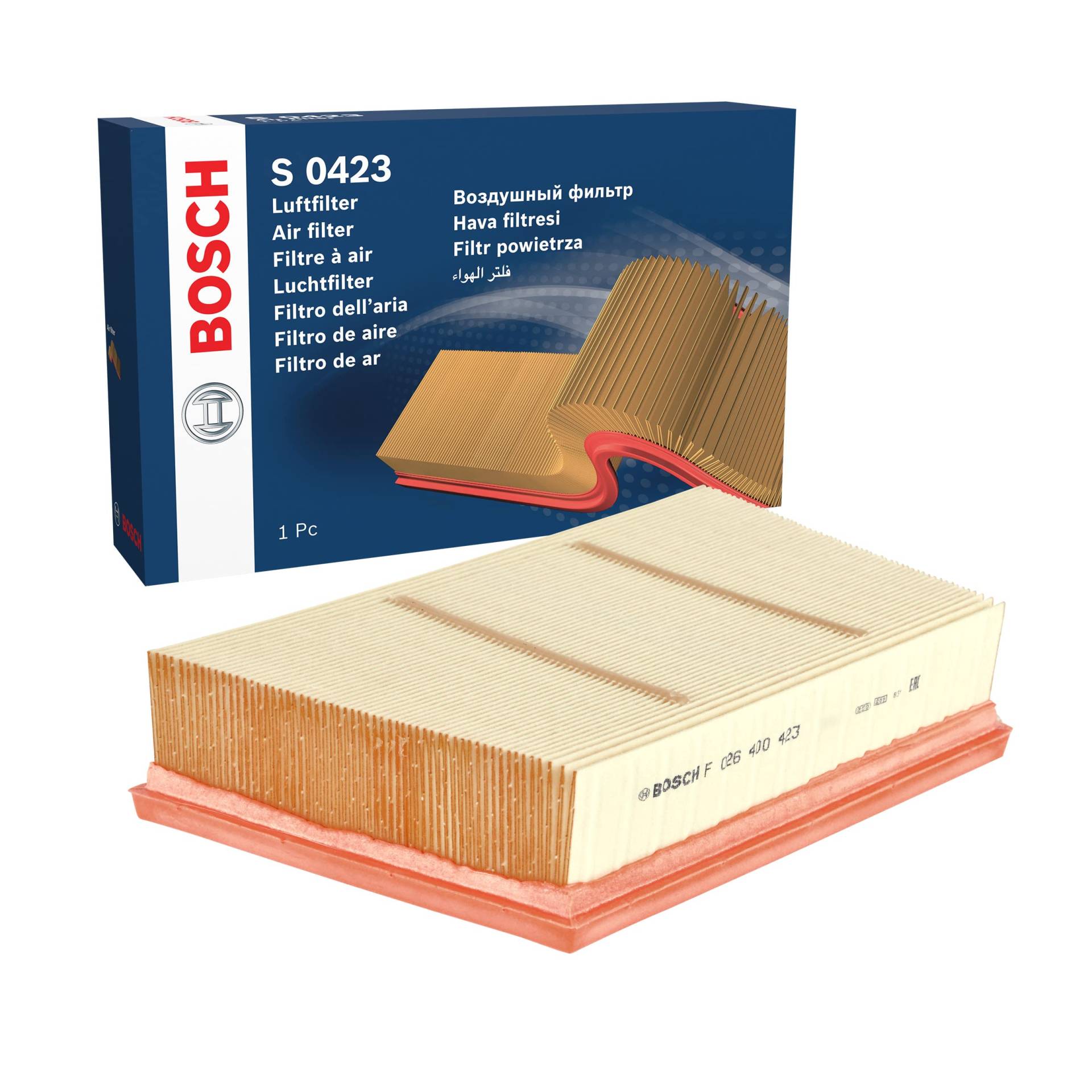 Bosch Automotive S0423 - Luftfilter Auto von Bosch