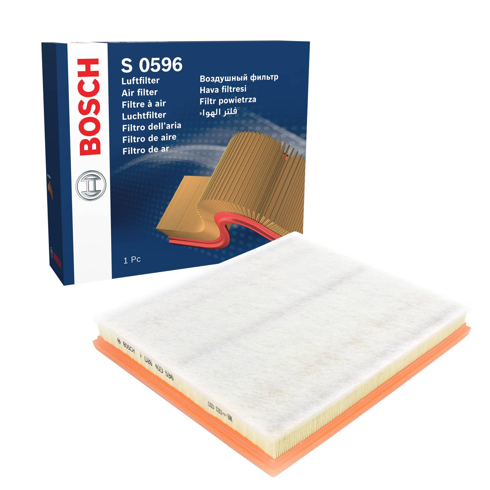 Bosch S0596 - Luftfilter Auto von Bosch Automotive