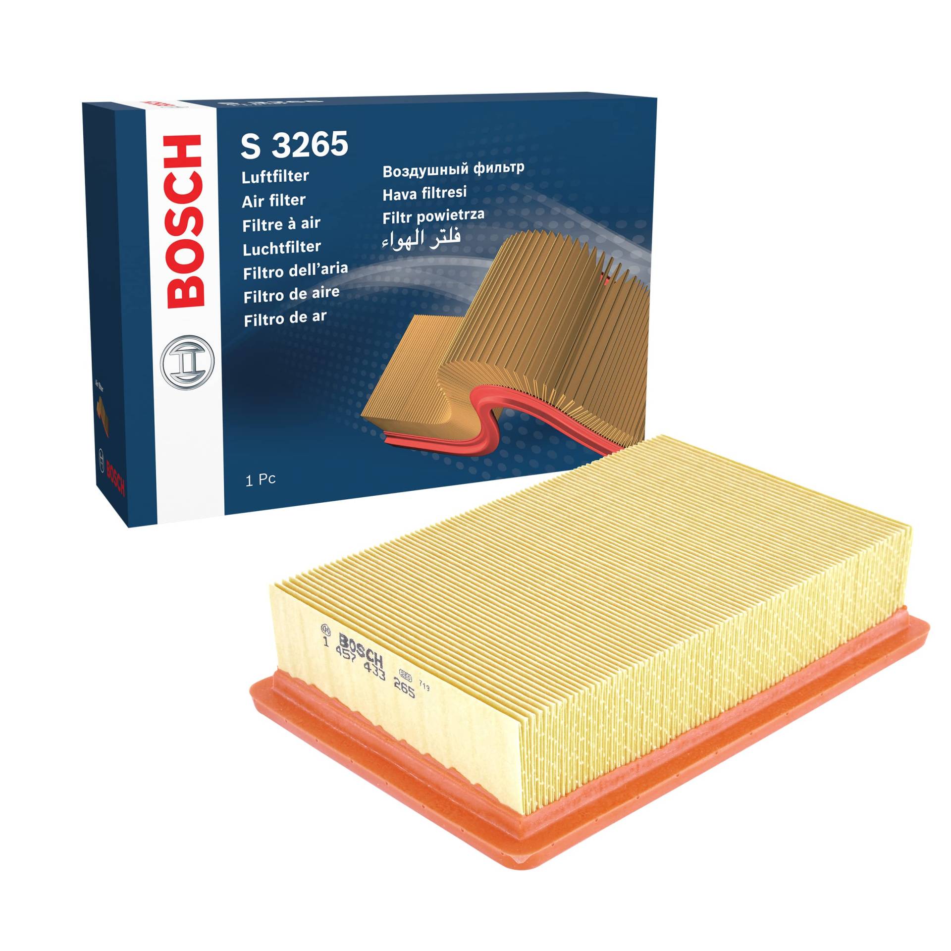 Bosch Automotive S3265 - Luftfilter Auto von Bosch