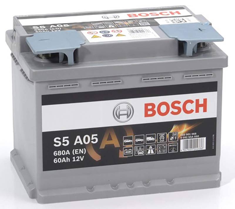 Bosch Automotive 0092S5A050 Batterie AGM 12 V 60 mAh 680 A B13 von Bosch