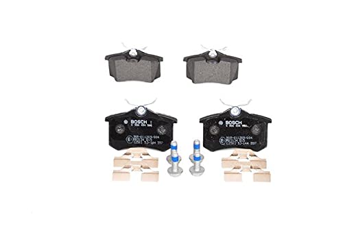 BOSCH 2 Bremsscheiben voll + Bremsbeläge für VW Golf 4 1J1 Polo 9Nx von Bosch Bundle