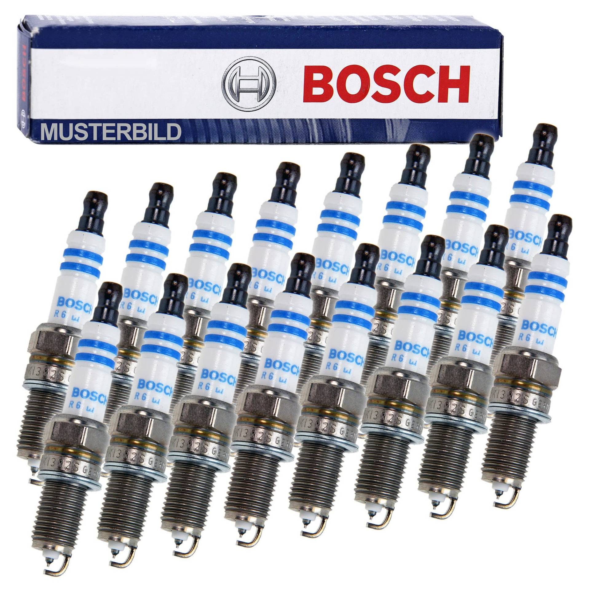 16x Zündkerze Original BOSCH Super plus FR8DPP33+ von Bosch