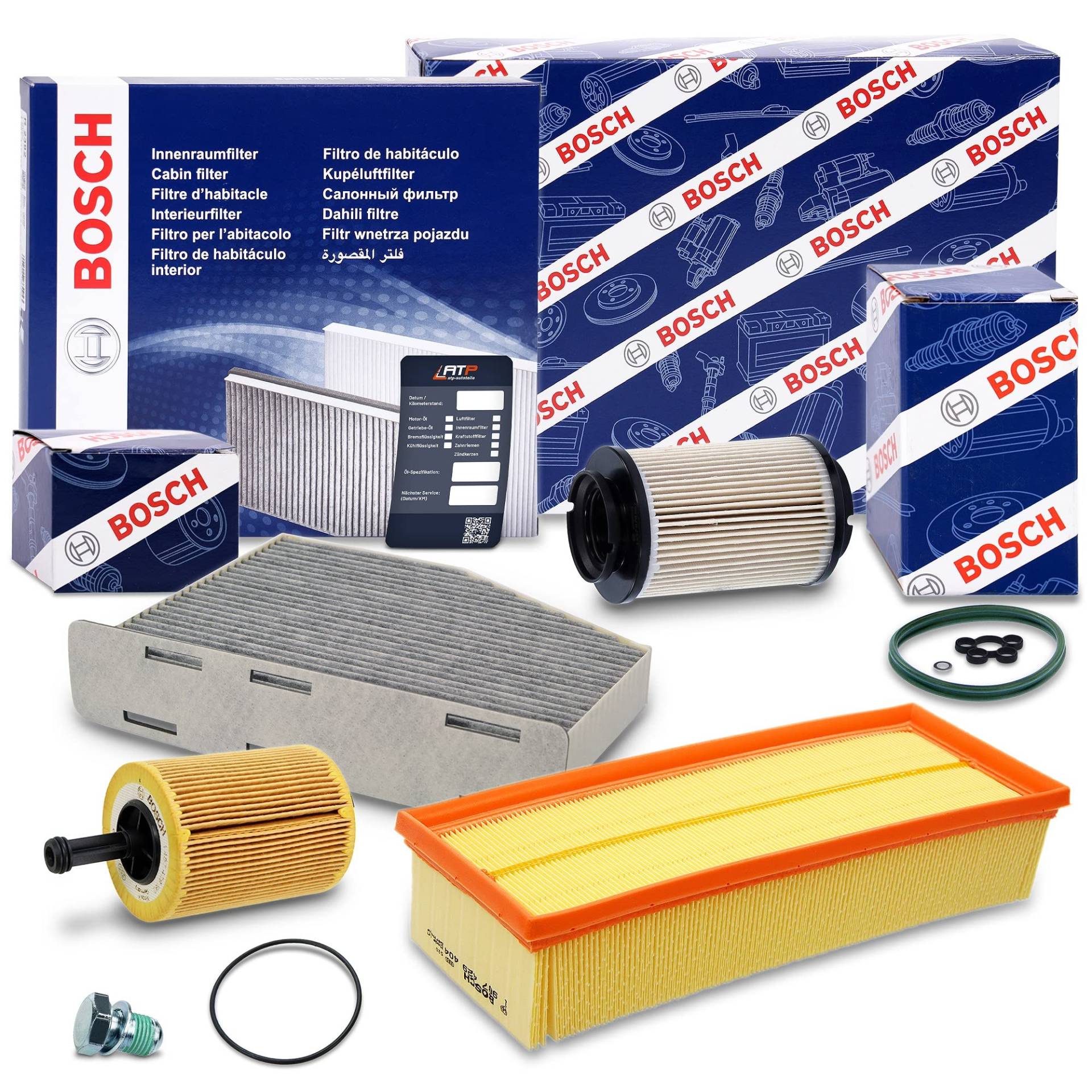 1x BOSCH-FILTER Inspektionspaket Filtersatz SET B von Bosch