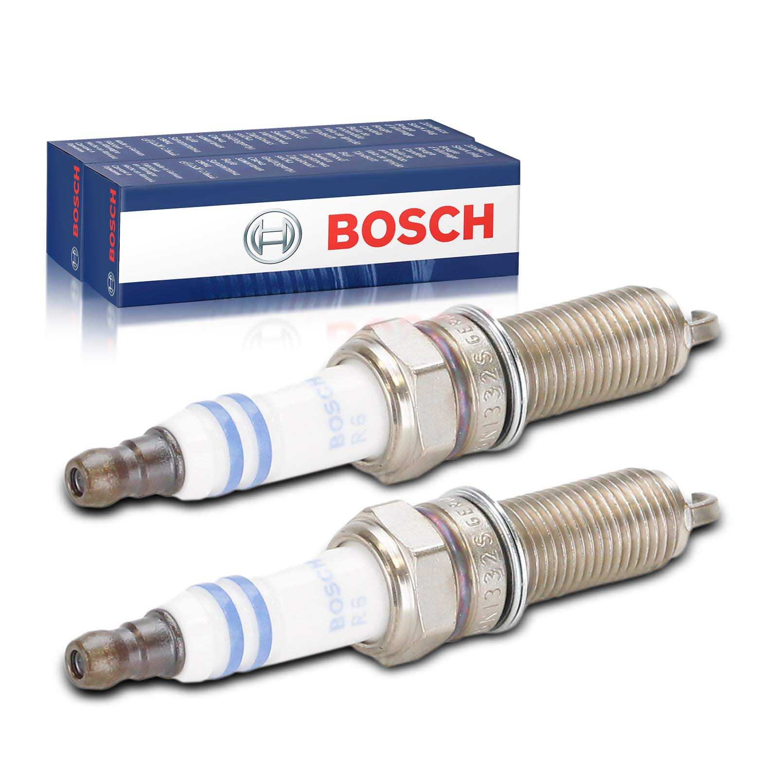 2x Original BOSCH 0242140515 Zündkerze Kompatibel mit Fortwo Cabrio 451 1.0L Benzin 2007-2015 Fortwo Coupe 451 1.0L Benzin 2007-2019 von Bosch