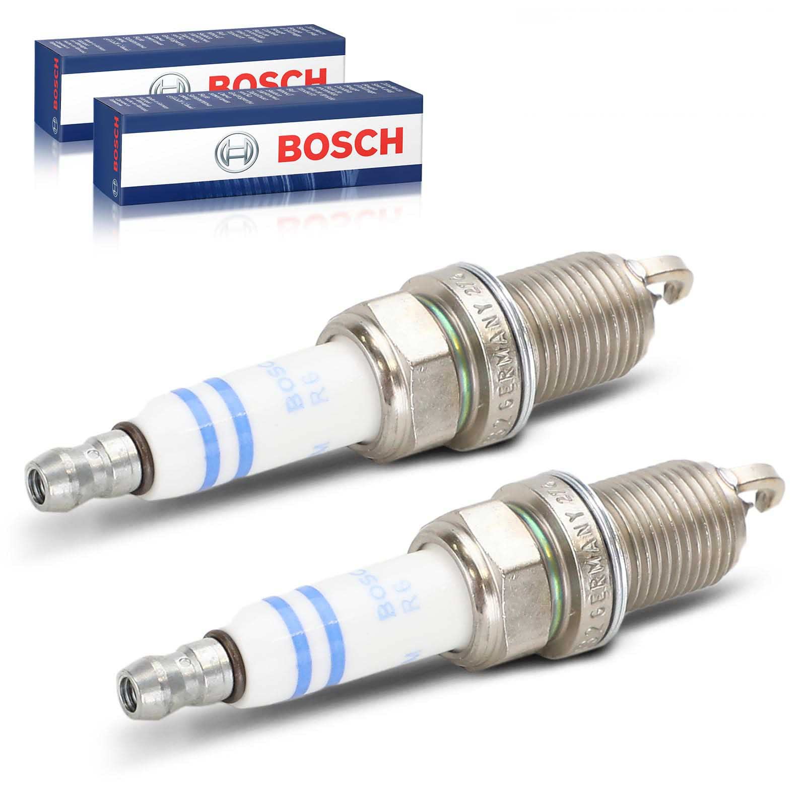 2x Original BOSCH 0242235776 Zündkerzen Kompatibel mit E81 E82 E87 E88 2004-2013 E46 E90-E93 2004-2013 E60 2006-2009 X1 E84 2010-2015 X3 E83 2005-2010 1.6L 1.8L 2.0L von Bosch