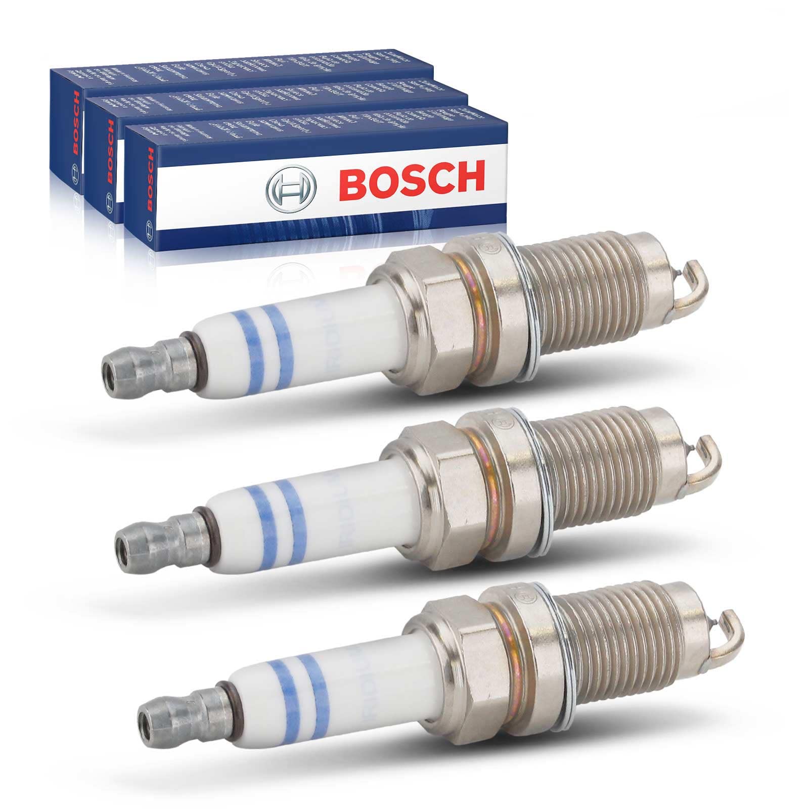 3x Original BOSCH 0242240665 Zündkerze Kompatibel mit A1 8X1 8XK 1.2L 1.4L 2010-2015 A3 8P1 1.2L 1.4L 2007-2012 E.O.S 1F7 1F8 1.4L 2007-2015 P.a.s.s.a.t 362 1.4L 2010-2014 von Bosch