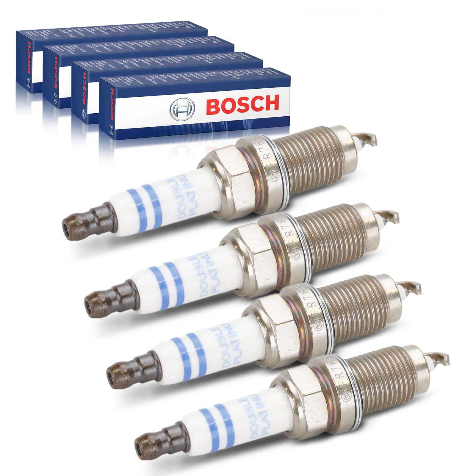 4x Original BOSCH 0242235775 Zündkerze Kompatibel mit A3 8P1 2.0 FSI 2003-2006 A4 8E2 B6 2.0 FSI 2002-2004 Altea 5P1 2.0 FSI 2004-2009 J.e.t.t.a III 1K2 2.0 FSI 2005-2008 von Bosch