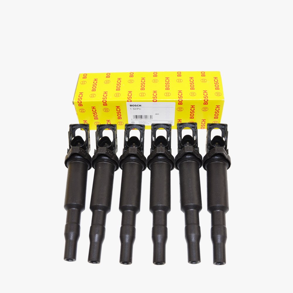 6x BOSCH 0221504464 Zündspule für BMW E46 M3 E39 E60 E61 E65 X3 X5 Z3 Z4 M54 S54 von Bosch