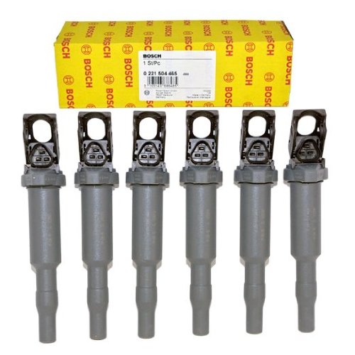 6x BOSCH Zündspule für BMW E87 E90 E91 E60 E61 E63 E64 E65-67 Z4 E85 E86 N52 von BOSCH